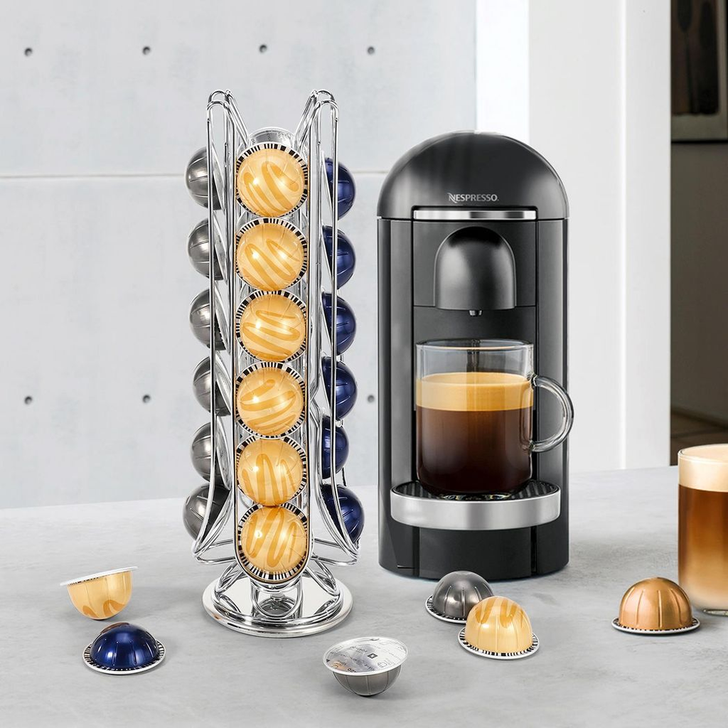 Vinsani Chrome 24 Coffee Pod Stand (1010279)