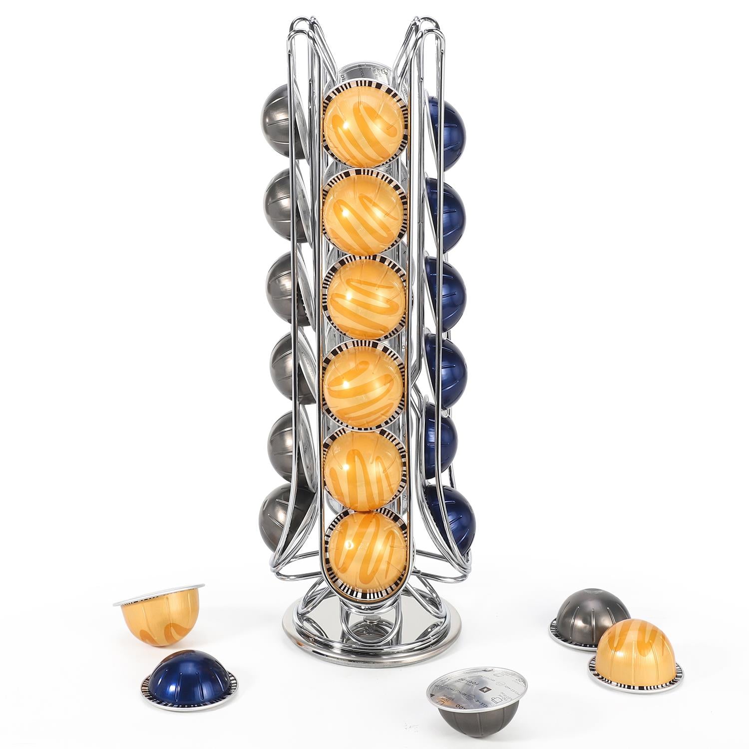 Vinsani Chrome 24 Coffee Pod Stand (1010279)