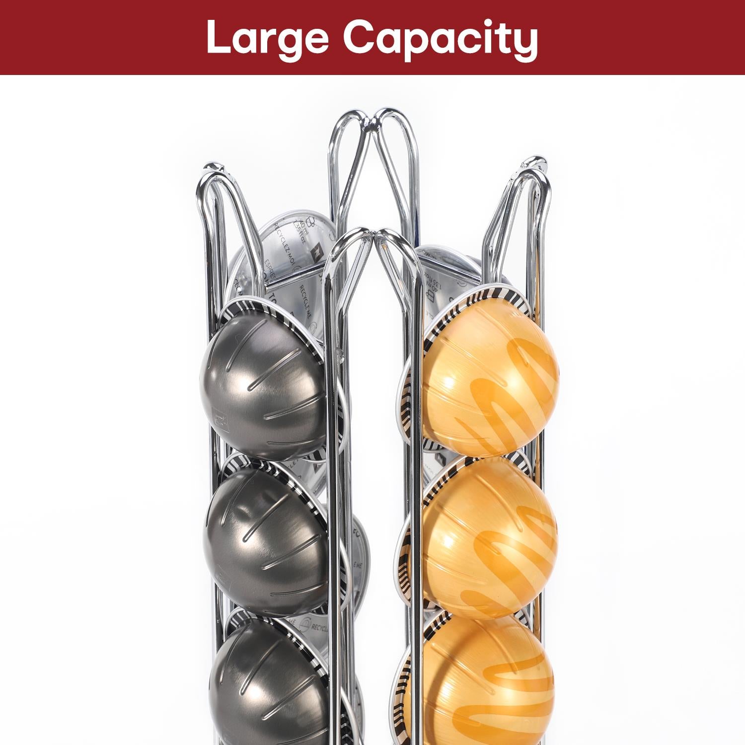 Vinsani Chrome 24 Coffee Pod Stand (1010279)