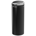 50L Stainless Steel Infrared Sensor Trash Can w/ Removable Bucket, Black